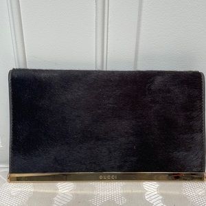 Gorgeous GUCCI vintage pony hair billfold